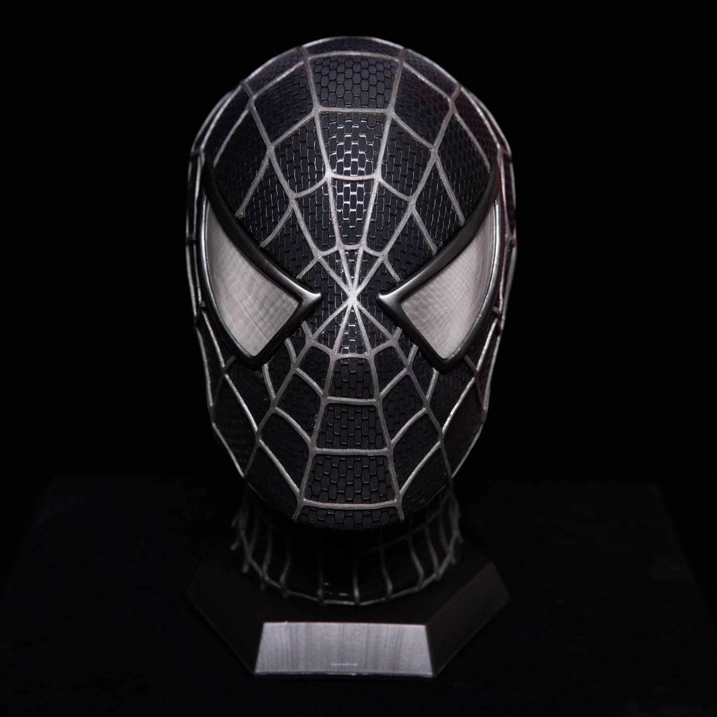 Sam Raimi's Spiderman 3 Venom Mask with Face Shield and 3D Rubber Web