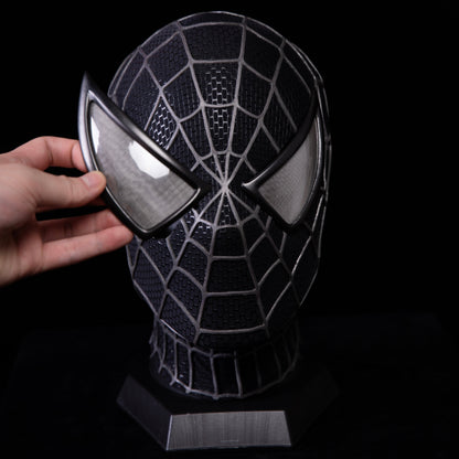 Sam Raimi's Spiderman 3 Venom Mask with Face Shield and 3D Rubber Web