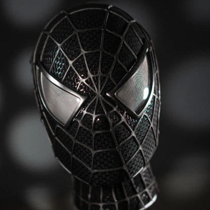 Sam Raimi's Spiderman 3 Venom Mask with Face Shield and 3D Rubber Web