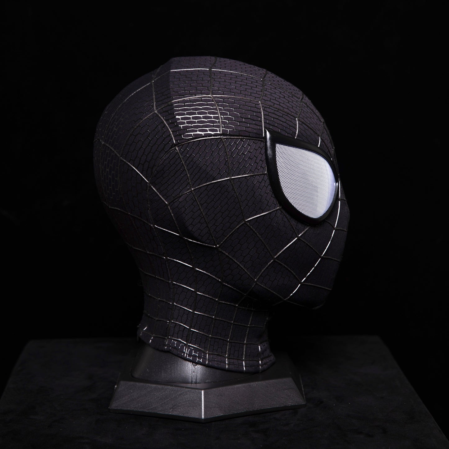 V4 Symbiote TASM2 with Face Shell and Lenses – Authentic Movie Prop Replica for Adults