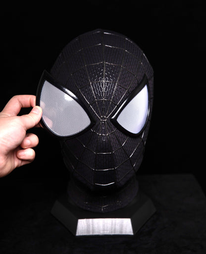 V4 Symbiote TASM2 with Face Shell and Lenses – Authentic Movie Prop Replica for Adults