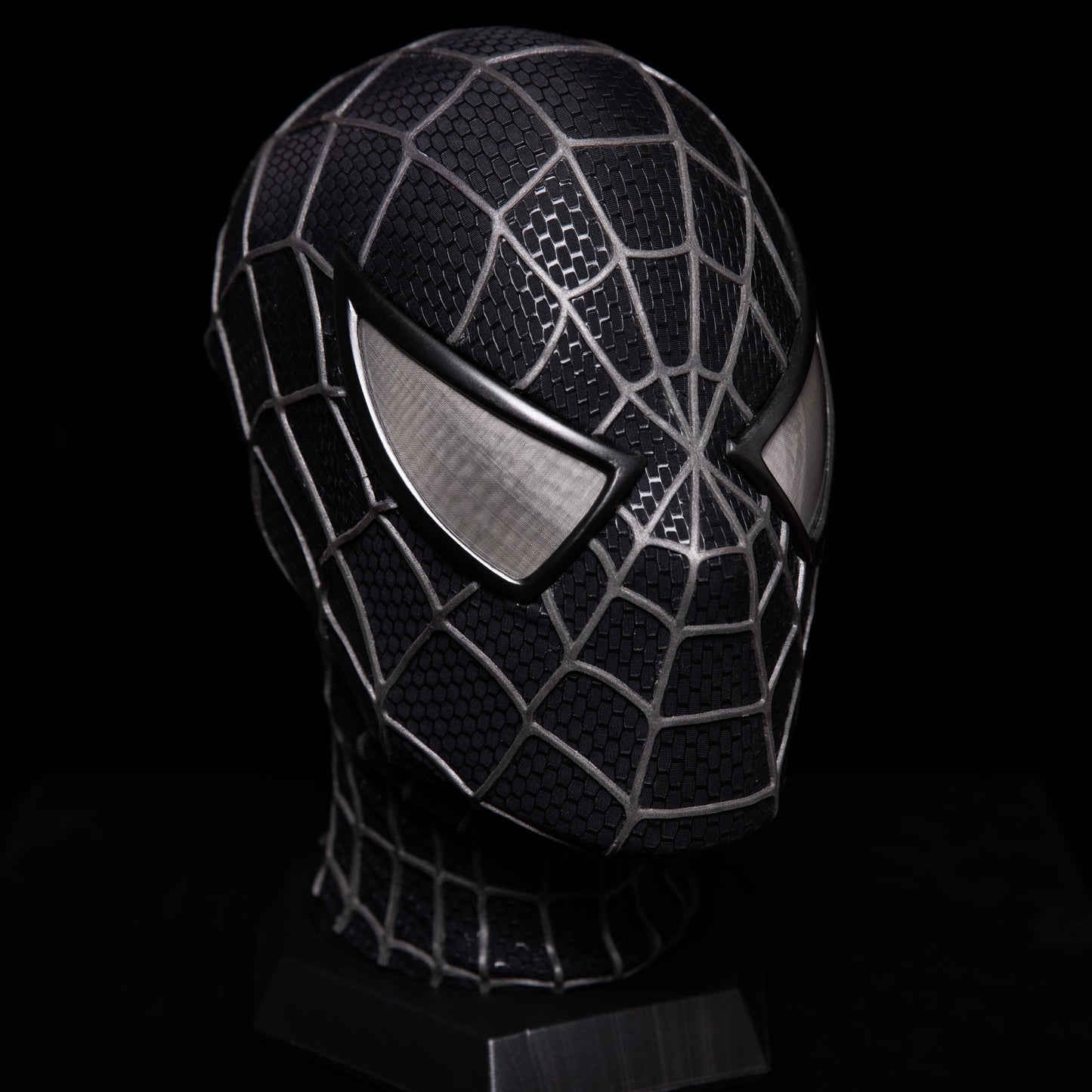 Sam Raimi's Spiderman 3 Venom Mask with Face Shield and 3D Rubber Web