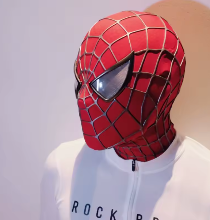 Toby Maguire Spiderman Mask with Face Shell & Magnetic Eyes
