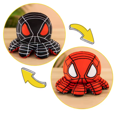7" Spiderman Reversible Plushie