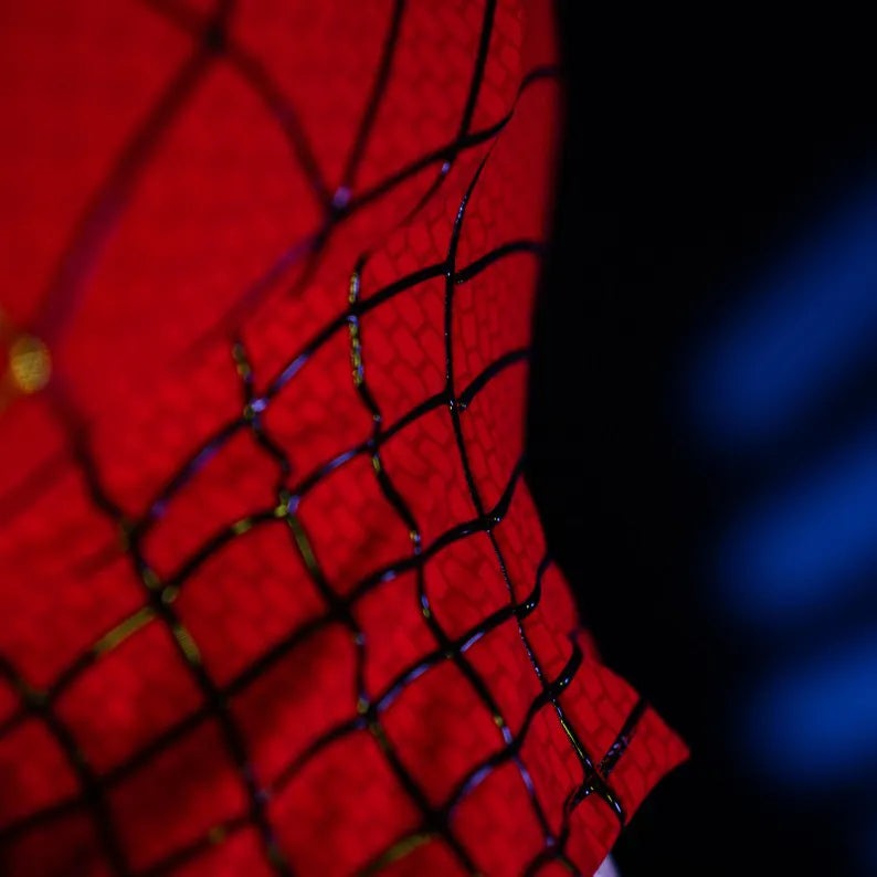 Spider-Man Moving LED Lens Mask: Movie Design Cosplay Costume