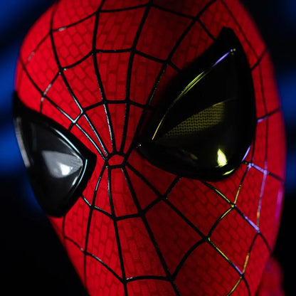 Spider-Man Moving LED Lens Mask: Movie Design Cosplay Costume